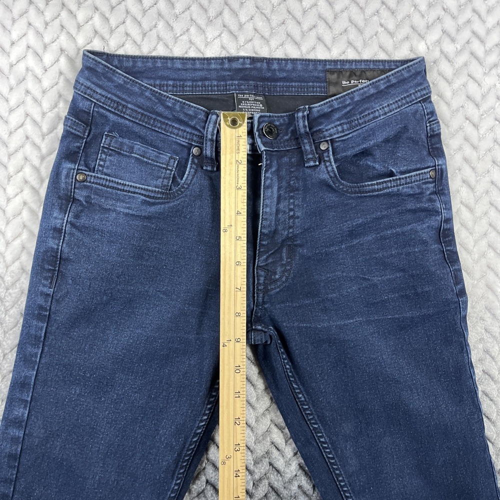 The Perfect Jean NYC Jeans Mens 28x30 Blue Slim Fit Stretch Premium Denim - Picture 6 of 11